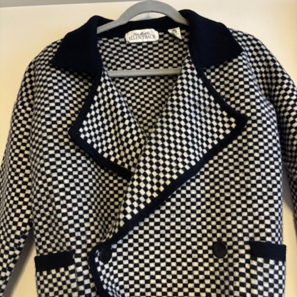 Vintage Linda Allard for Ellen Tracy 100% Wool Jacket - Picture 3 of 6